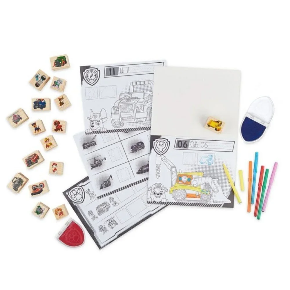 Melissa & Doug PAW Patrol Wooden Activity Stamp Set